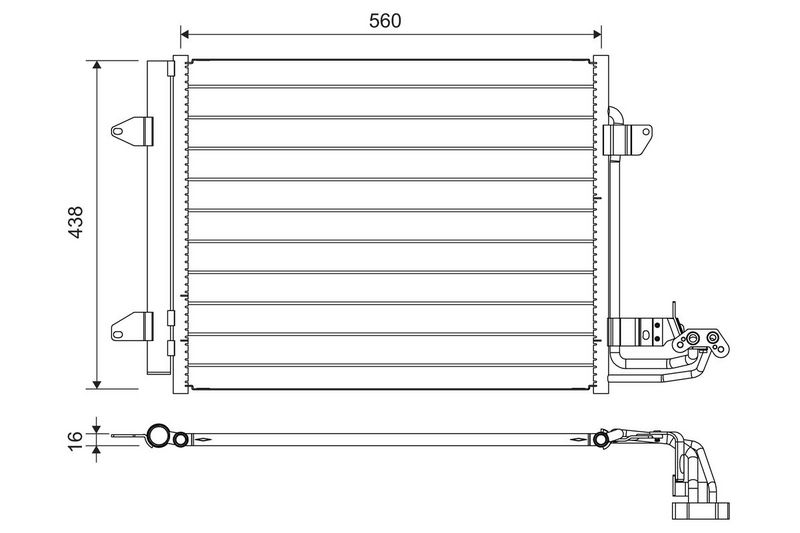 VALEO 817806 Condenser, air conditioning