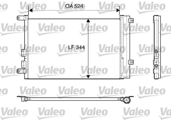 VALEO 817818 Condenser, air conditioning