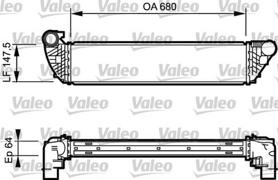 Charge Air Cooler VALEO 817828