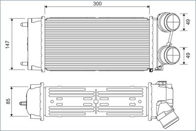 Charge Air Cooler VALEO 817845