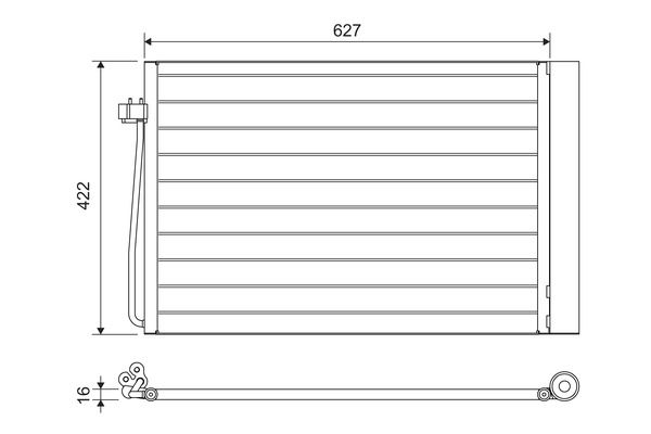 VALEO 817850 Condenser, air conditioning