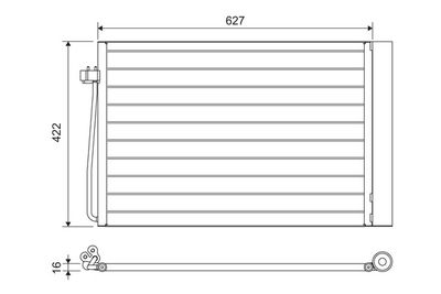 Condenser, air conditioning VALEO 817850