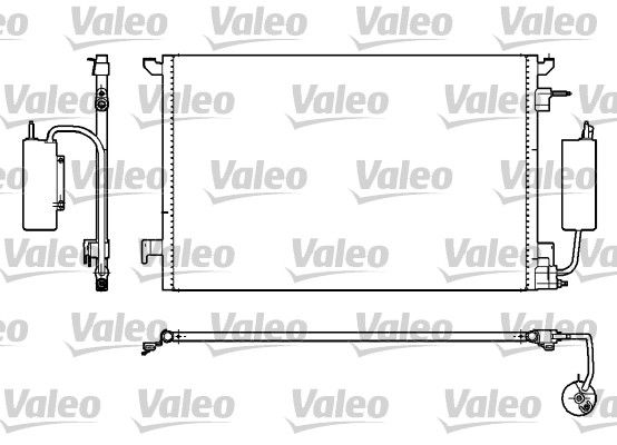 VALEO 817852 Condenser, air conditioning