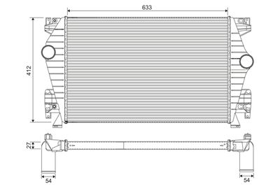 Charge Air Cooler VALEO 817864