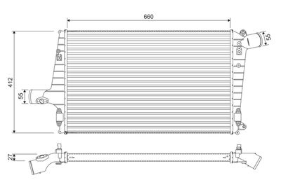Charge Air Cooler VALEO 817865
