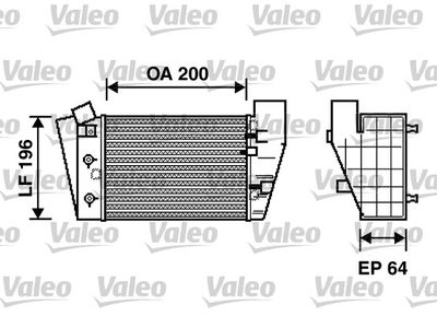 Charge Air Cooler VALEO 817869