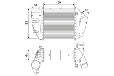 Charge Air Cooler VALEO 817870