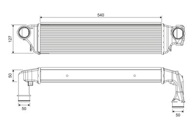 Charge Air Cooler VALEO 817874