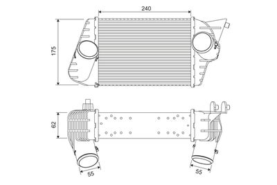 Charge Air Cooler VALEO 817879