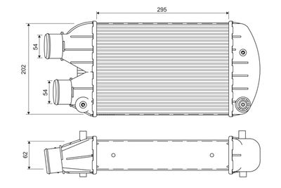 Charge Air Cooler VALEO 817881