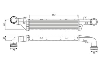 Charge Air Cooler VALEO 817907
