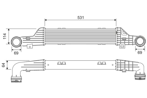 VALEO 817911 Charge Air Cooler