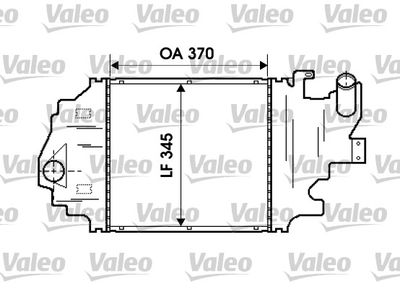 Charge Air Cooler VALEO 817923