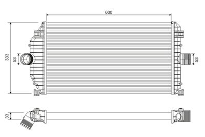 Charge Air Cooler VALEO 817924