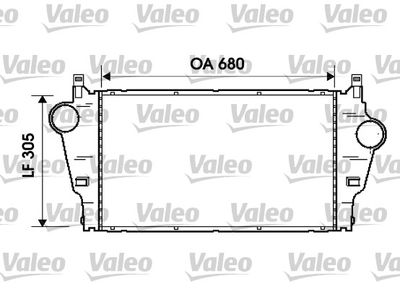 Charge Air Cooler VALEO 817926