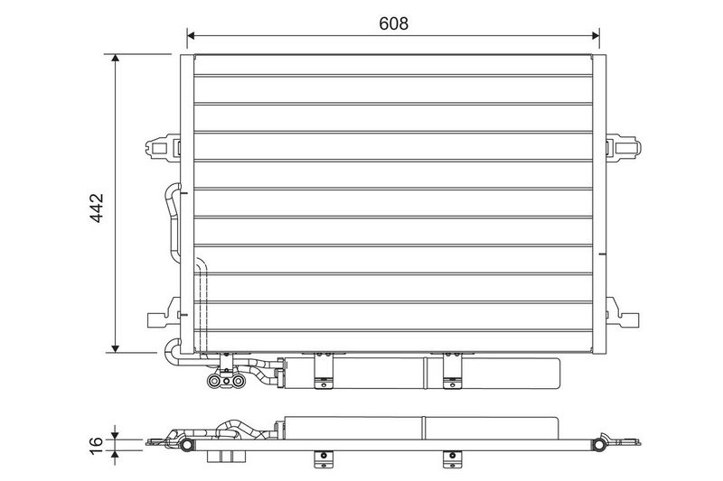 VALEO 818003 Condenser, air conditioning