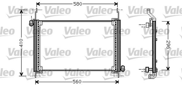 VALEO 818007 Condenser, air conditioning