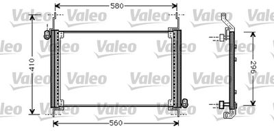 Condenser, air conditioning VALEO 818007
