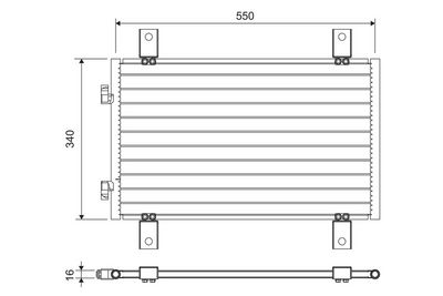 Condenser, air conditioning VALEO 818018