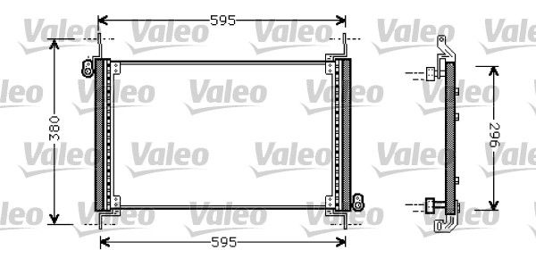 VALEO 818019 Condenser, air conditioning