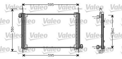 Condenser, air conditioning VALEO 818019