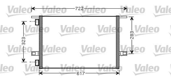 VALEO 818028 Condenser, air conditioning