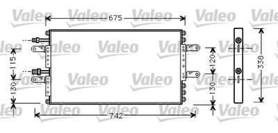 Condenser, air conditioning VALEO 818030