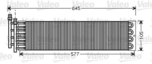 VALEO 818033 Condenser, air conditioning