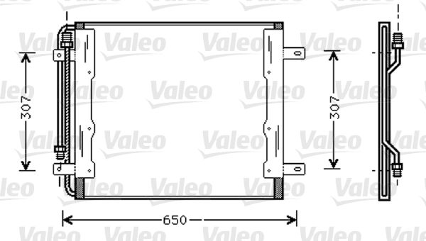 VALEO 818035 Condenser, air conditioning