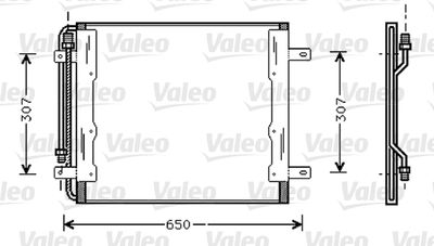 Condenser, air conditioning VALEO 818035