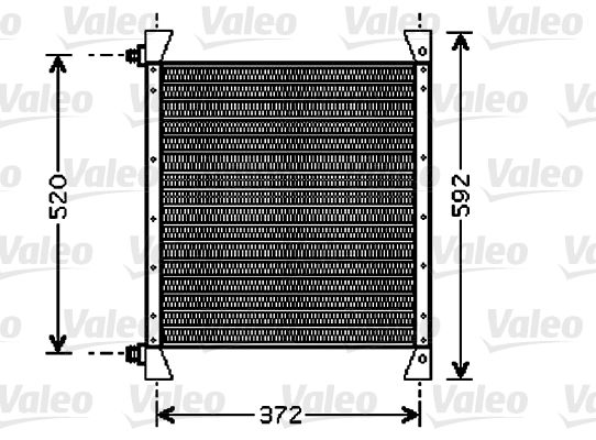 VALEO 818039 Condenser, air conditioning