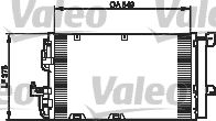 VALEO 818047 Condenser, air conditioning