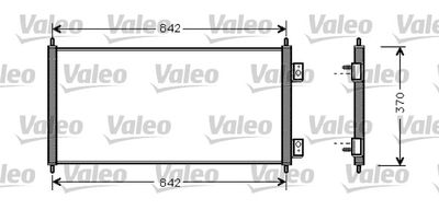 Condenser, air conditioning VALEO 818050