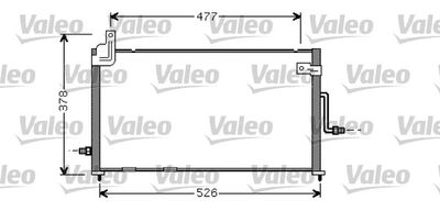 Condenser, air conditioning VALEO 818060