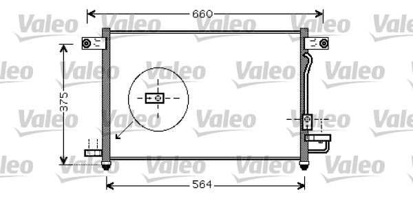 VALEO 818061 Condenser, air conditioning