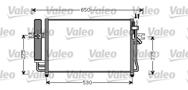 VALEO 818074 Condenser, air conditioning