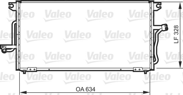 VALEO 818081 Condenser, air conditioning
