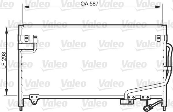 VALEO 818084 Condenser, air conditioning