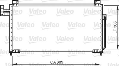 Condenser, air conditioning VALEO 818087
