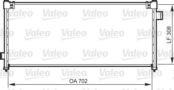 VALEO 818101 Condenser, air conditioning