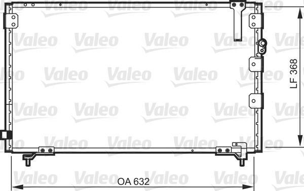 VALEO 818105 Condenser, air conditioning