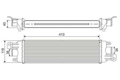 Charge Air Cooler VALEO 818229