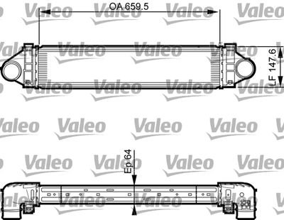 Charge Air Cooler VALEO 818238