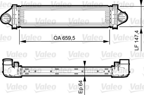 VALEO 818240 Charge Air Cooler