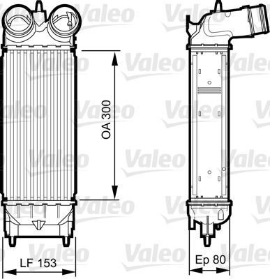 Charge Air Cooler VALEO 818244