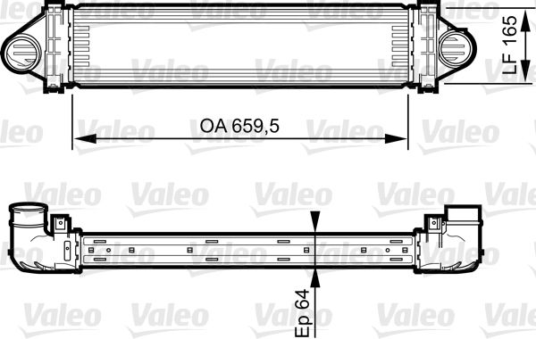 VALEO 818245 Charge Air Cooler