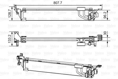 Oil Cooler, engine oil VALEO 818248