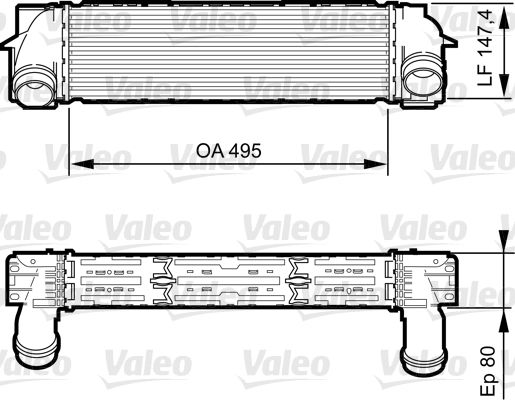 VALEO 818252 Charge Air Cooler