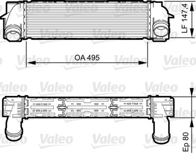 Charge Air Cooler VALEO 818252