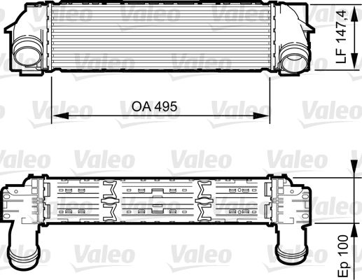 VALEO 818254 Charge Air Cooler